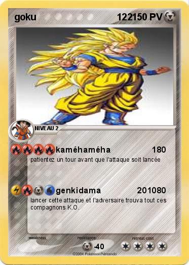 Pokemon goku                               122   
