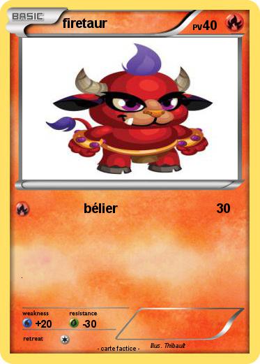 Pokemon firetaur