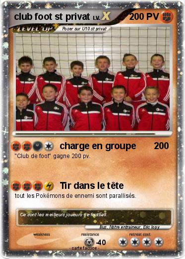 Pokemon club foot st privat