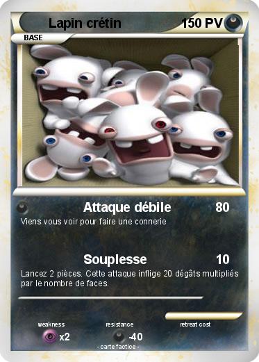 Pokemon Lapin crétin