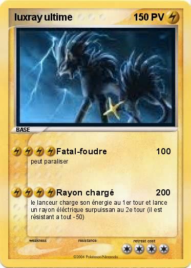 Pokemon luxray ultime