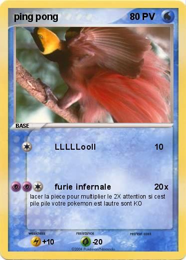 Pokemon ping pong