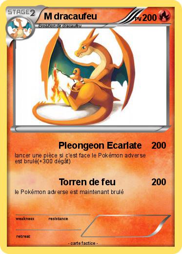 Pokemon M dracaufeu