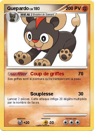 Pokemon Guepardo