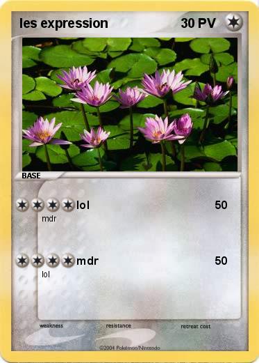 Pokemon les expression