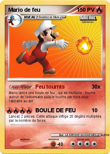 Pokemon Mario de feu