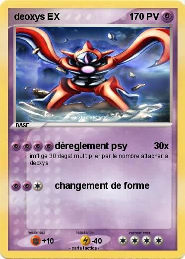 Pokemon deoxys EX