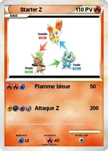Pokemon Starter Z