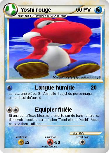 Pokemon Yoshi rouge