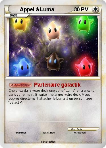 Pokemon Appel à Luma