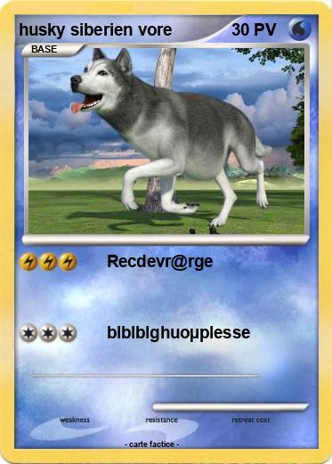 Pokemon husky siberien vore