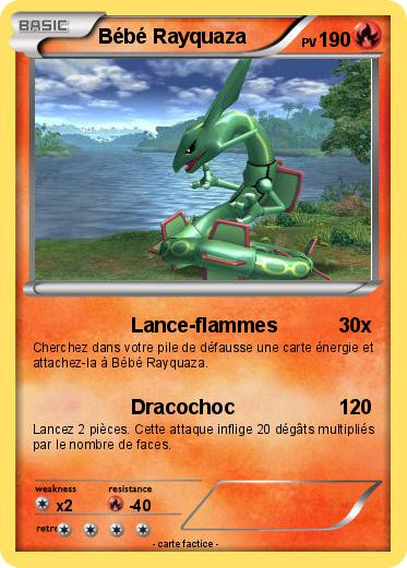 Pokemon Bébé Rayquaza