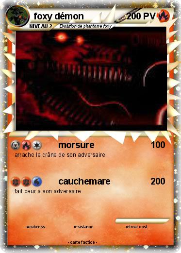 Pokemon foxy démon