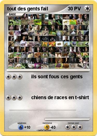 Pokemon tout des gents fail