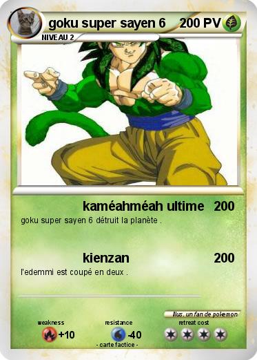 Pokemon goku super sayen 6