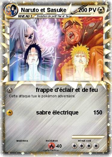 Pokemon Naruto et Sasuke