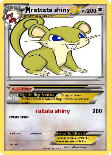 Pokemon rattata shiny