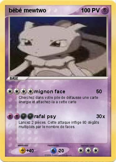 Pokemon bébé mewtwo