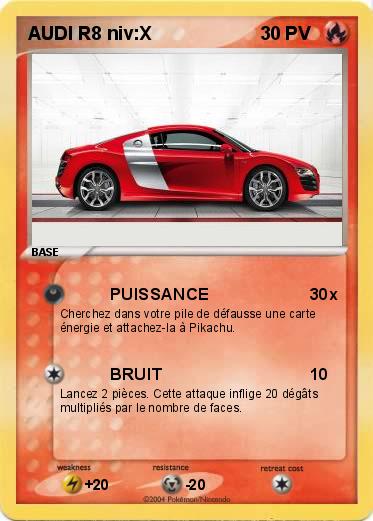 Pokemon AUDI R8 niv:X