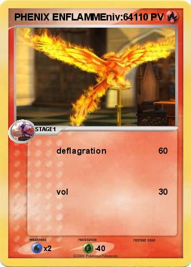 Pokemon PHENIX ENFLAMMEniv:64