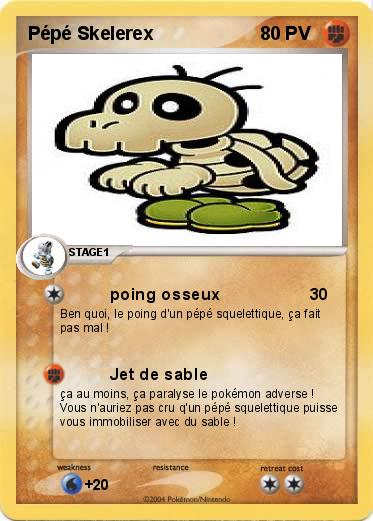 Pokemon Pépé Skelerex