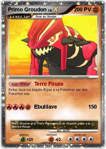 Pokemon Primo Groudon
