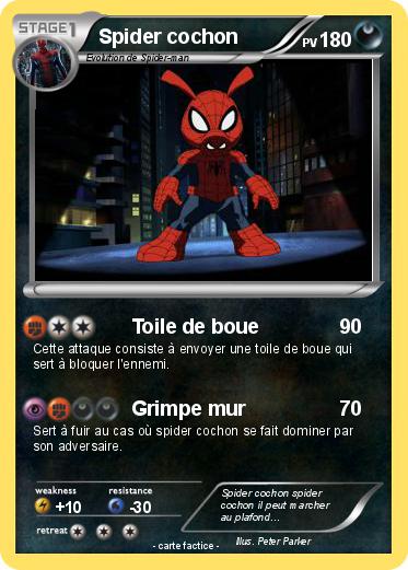 Pokemon Spider cochon
