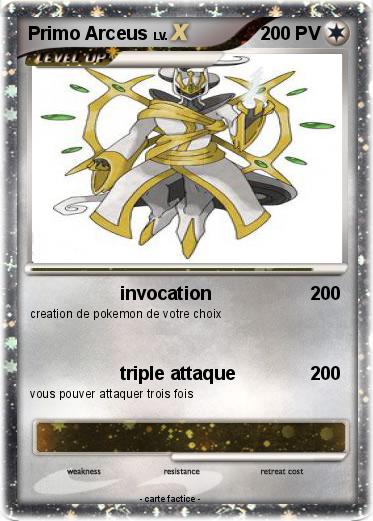 Pokemon Primo Arceus
