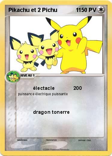Pokemon Pikachu et 2 Pichu            1
