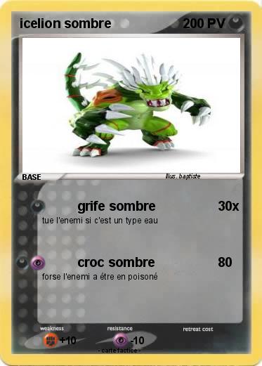 Pokemon icelion sombre