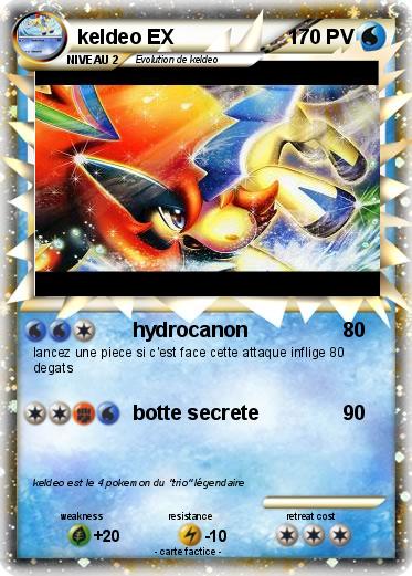 Pokemon keldeo EX