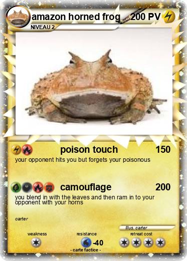 Pokemon amazon horned frog