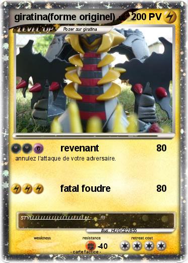 Pokemon giratina(forme originel)