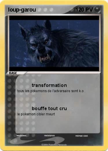 Pokemon loup-garou