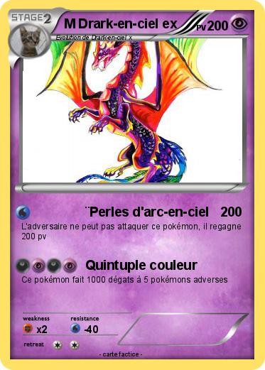 Pokemon M Drark-en-ciel ex