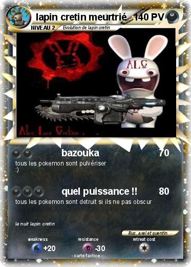 Pokemon lapin cretin meurtrié