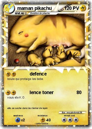 Pokemon maman pikachu
