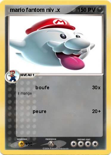 Pokemon  mario fantom niv .x