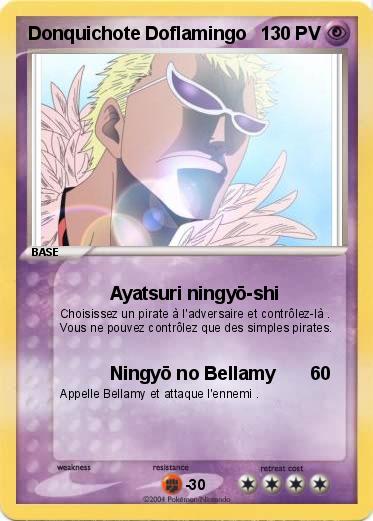 Pokemon Donquichote Doflamingo