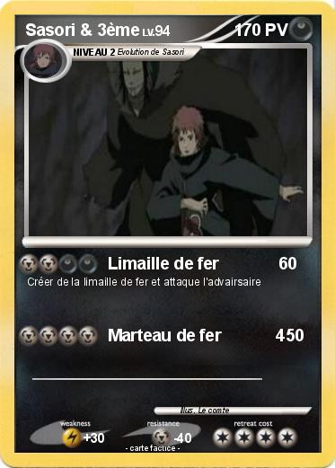 Pokemon Sasori & 3ème