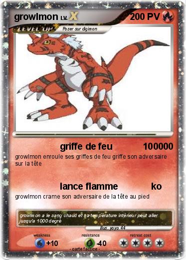 Pokemon growlmon