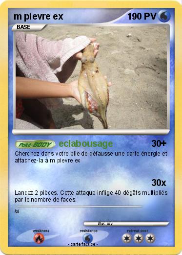 Pokemon m pievre ex
