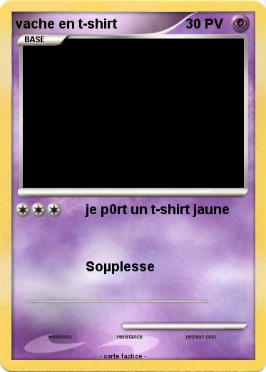 Pokemon vache en t-shirt