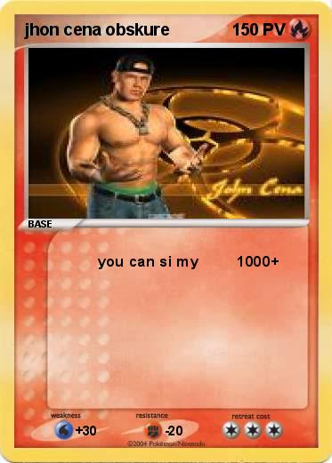 Pokemon jhon cena obskure