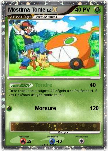 Pokemon Mostima Tonte