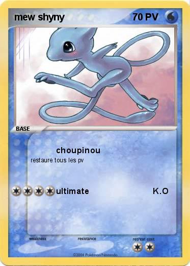 Pokemon mew shyny