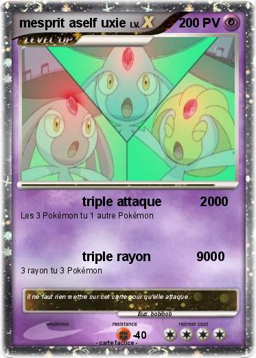Pokemon mesprit aself uxie