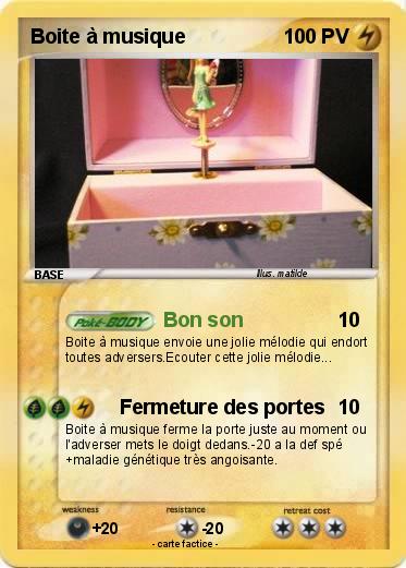 Pokemon Boite à musique