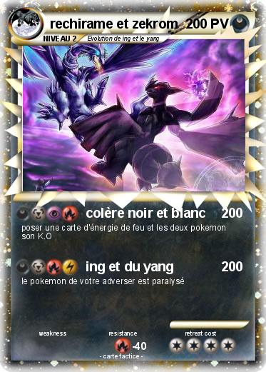 Pokemon rechirame et zekrom