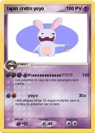 Pokemon lapin cretin yoyo